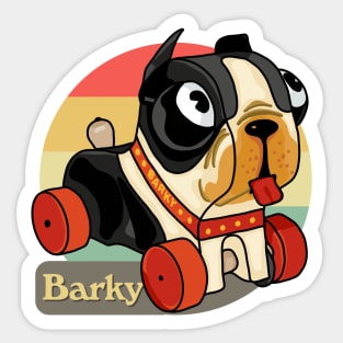 Vintage Barky Sticker